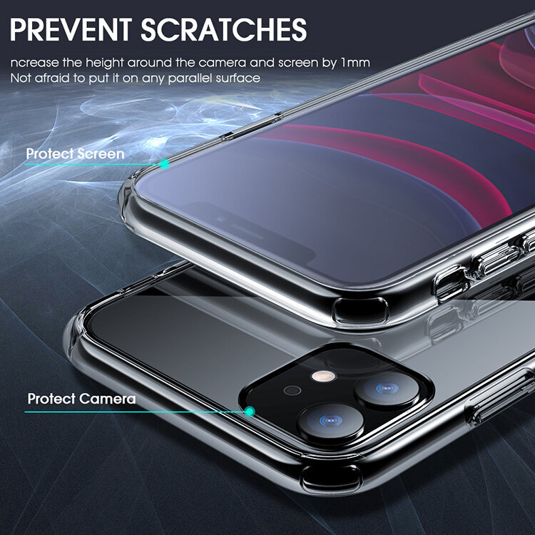 Kotelo X-Level Space II Apple iPhone 11 läpinäkyvä hinta ja tiedot | Puhelimen kuoret ja kotelot | hobbyhall.fi
