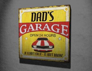 Taulu Dad's Garage hinta ja tiedot | Taulut | hobbyhall.fi