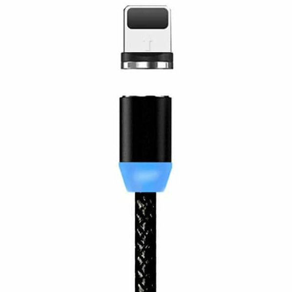 Kaapeli USB magneettinen Type-C magneettinen 1.0 m musta hinta ja tiedot | Puhelinkaapelit | hobbyhall.fi