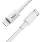 Kaapeli USB Hoco X56 PD Type-C to Lightning 1.0 m valkoinen hinta ja tiedot | Puhelinkaapelit | hobbyhall.fi