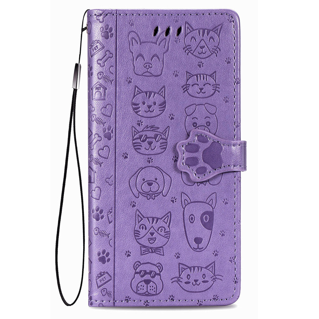 Kotelo Cat-Dog Samsung A025G A02s violettiti hinta ja tiedot | Puhelimen kuoret ja kotelot | hobbyhall.fi