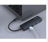 Adapteri Devia Leopard Type-C kiinni HDMI kiinni USB3.0*2+PD 4 In 1 HUB harmaa hinta ja tiedot | Adapterit | hobbyhall.fi