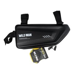 Polkupyörän puhelimen pidike WILDMAN E4 1,5L 4"- 7" musta hinta ja tiedot | Muut pyörätarvikkeet | hobbyhall.fi