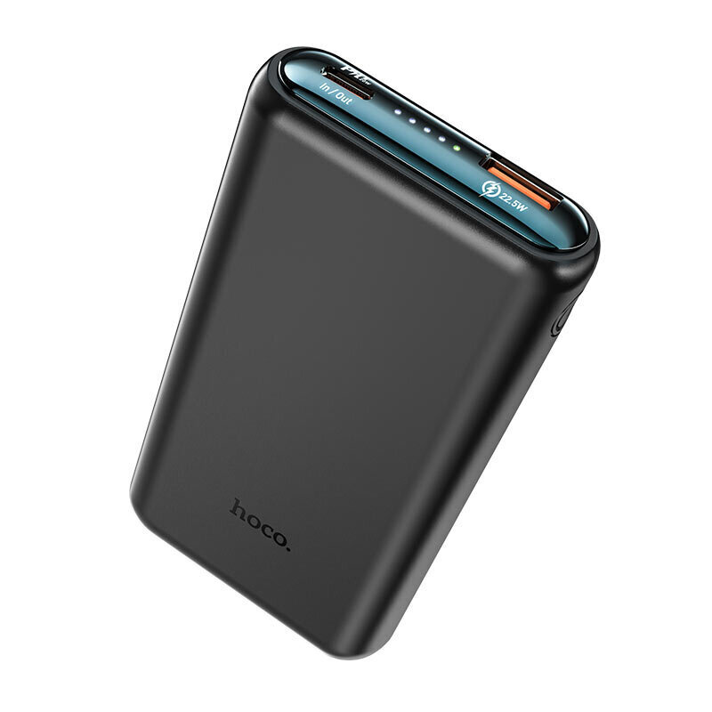 Ulkoinen Akku Power Bank Hoco Q1 Type-C PD 20W+Quick Charge 3.0 (3A) 10000 mAh musta hinta ja tiedot | Varavirtalähteet | hobbyhall.fi