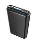 Ulkoinen Akku Power Bank Hoco Q1 Type-C PD 20W+Quick Charge 3.0 (3A) 10000 mAh musta hinta ja tiedot | Varavirtalähteet | hobbyhall.fi