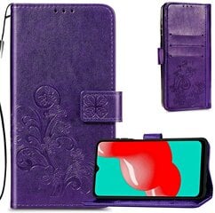 Kotelo Flower Book Samsung A037 A03s violetti hinta ja tiedot | Puhelimen kuoret ja kotelot | hobbyhall.fi