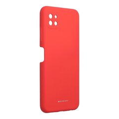 Kotelo Mercury Silicone Kotelo Samsung A226 A22 5G punainen hinta ja tiedot | Puhelimen kuoret ja kotelot | hobbyhall.fi