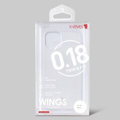 Kotelo X-Level Wing Apple iPhone 13 läpinäkyvä hinta ja tiedot | Puhelimen kuoret ja kotelot | hobbyhall.fi