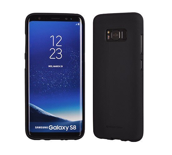 Kotelo Mercury Soft Jelly Kotelo Samsung S906 S22 Plus 5G musta hinta ja tiedot | Puhelimen kuoret ja kotelot | hobbyhall.fi