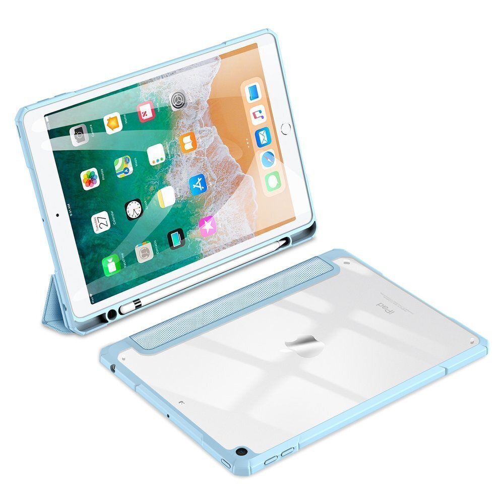 Kotelo Dux Ducis Toby Apple iPad 9.7 2017/iPad 9.7 2018 sininen hinta ja tiedot | Tablettien kotelot ja muut tarvikkeet | hobbyhall.fi