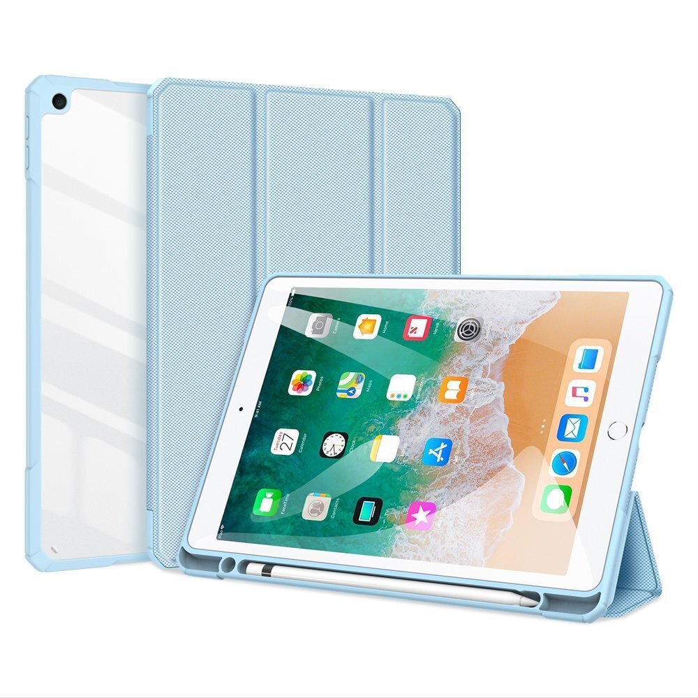 Kotelo Dux Ducis Toby Apple iPad 9.7 2017/iPad 9.7 2018 sininen hinta ja tiedot | Tablettien kotelot ja muut tarvikkeet | hobbyhall.fi