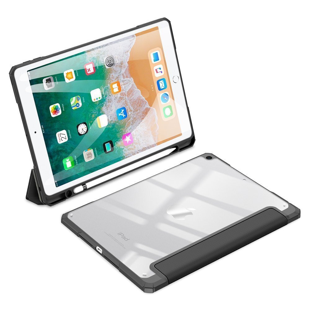 Kotelo Dux Ducis Toby Apple iPad 9.7 2017/iPad 9.7 2018 musta hinta ja tiedot | Tablettien kotelot ja muut tarvikkeet | hobbyhall.fi