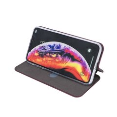 Kotelo Book Elegance Apple iPhone X/XS bordo hinta ja tiedot | Puhelimen kuoret ja kotelot | hobbyhall.fi