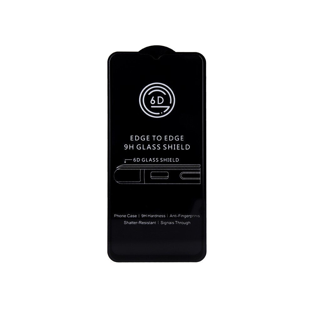 Suojalasi 6D Xiaomi Redmi 9A/9C/9I/9AT/10A/A1/A2 musta hinta ja tiedot | Näytönsuojakalvot ja -lasit | hobbyhall.fi