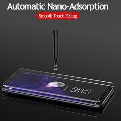 Suojalasi Nano Optics 5D UV Glue Samsung S908 S22 Ultra 5G kaareva läpinäkyvä hinta ja tiedot | Näytönsuojakalvot ja -lasit | hobbyhall.fi