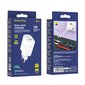 Laturi Borofone BN4 1xUSB, 1xType-C QC 3.0, PD 2.0 20W valkoinen hinta ja tiedot | Puhelimen laturit | hobbyhall.fi