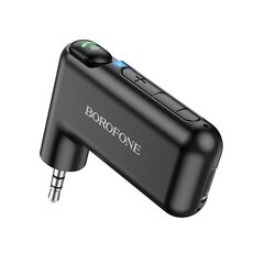 Handsfree-vastaanottimen sovitin Borofone BC35 Wideway AUX BT musta hinta ja tiedot | Adapterit | hobbyhall.fi