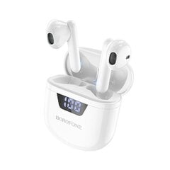Langattomat kuulokkeet Borofone BW05 Pure TWS valkoinen hinta ja tiedot | Borofone Tietokoneen lisälaitteet | hobbyhall.fi