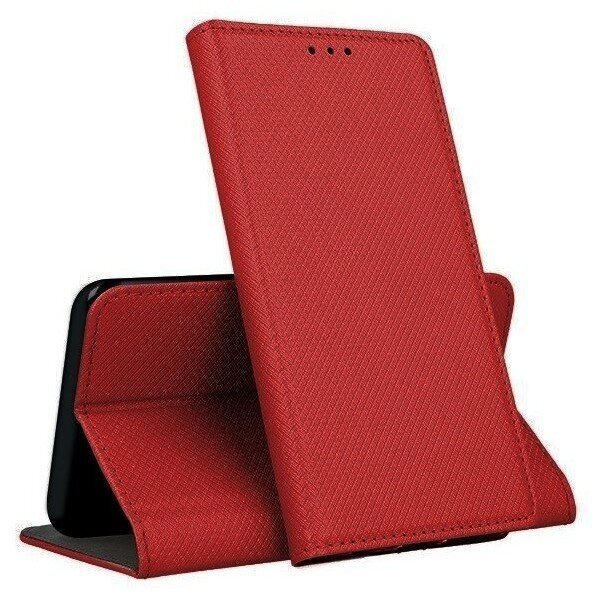 Kotelo Smart Magnet Xiaomi 12 Pro punainen hinta ja tiedot | Puhelimen kuoret ja kotelot | hobbyhall.fi