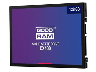 Kovalevy SSD Goodram CX400 128GB (6.0Gb/s) SATAlll 2,5 hinta ja tiedot | Kovalevyt | hobbyhall.fi