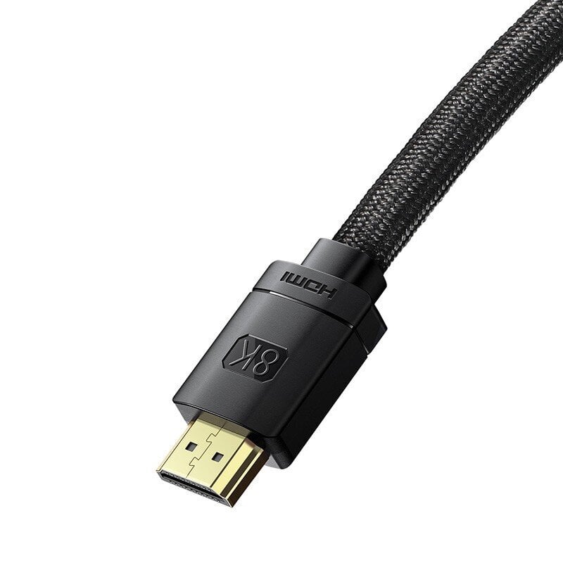 Videokaapeli Baseus High Definition 8K HDMI 1.5m WKGQ040101 hinta ja tiedot | Kaapelit ja adapterit | hobbyhall.fi
