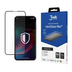 Suojalasi 3mk Hard Glass Max Apple iPhone 14 Plus musta hinta ja tiedot | Näytönsuojakalvot ja -lasit | hobbyhall.fi