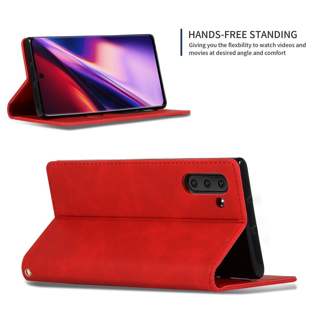 Kotelo Business Style Xiaomi Poco C40 punainen hinta ja tiedot | Puhelimen kuoret ja kotelot | hobbyhall.fi