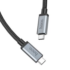 Kaapeli USB Hoco US06 USB3.2 100W Type-C 1.0 m musta hinta ja tiedot | Puhelinkaapelit | hobbyhall.fi