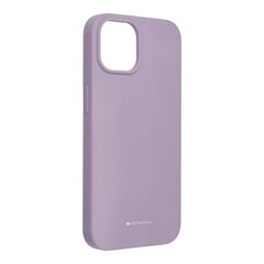 Kotelo Mercury Silicone Kotelo Apple iPhone 14 laventelin harmaa hinta ja tiedot | Puhelimen kuoret ja kotelot | hobbyhall.fi