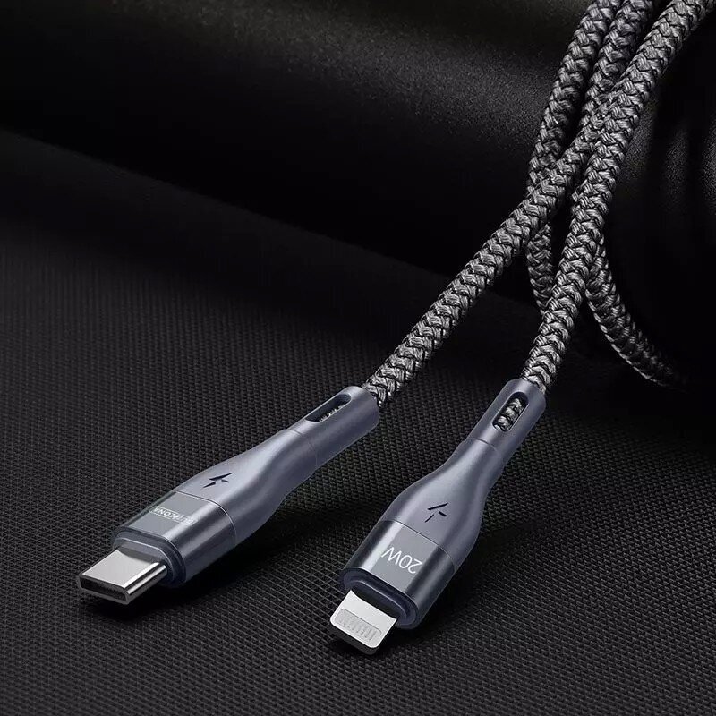 Kaapeli USB DUZZONA 20W Type-C to Lightning 1.0 m hinta ja tiedot | Puhelinkaapelit | hobbyhall.fi