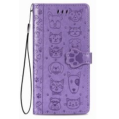 Kotelo Cat-Dog Samsung A346 A34 5G violettiti hinta ja tiedot | Puhelimen kuoret ja kotelot | hobbyhall.fi