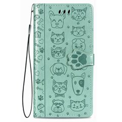 Kotelo Cat-Dog Samsung A346 A34 5G vihreä hinta ja tiedot | Puhelimen kuoret ja kotelot | hobbyhall.fi