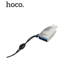 Adapteri Hoco UA9 Type-C OTG harmaa hinta ja tiedot | Adapterit | hobbyhall.fi