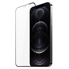 Suojalasi Dux Ducis Apple iPhone 12/12 Pro musta hinta ja tiedot | Näytönsuojakalvot ja -lasit | hobbyhall.fi