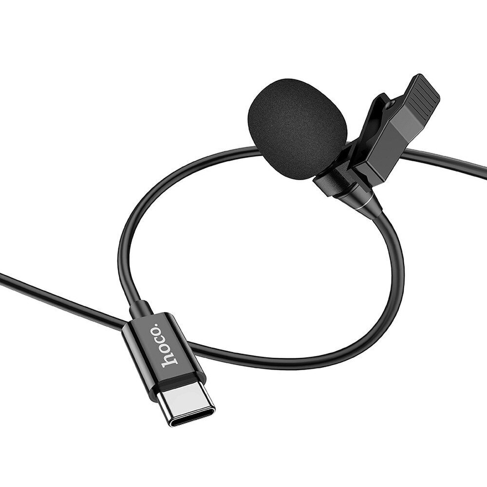 Langallinen Mikrofoni Hoco L14 Type-C musta hinta ja tiedot | Mikrofonit | hobbyhall.fi