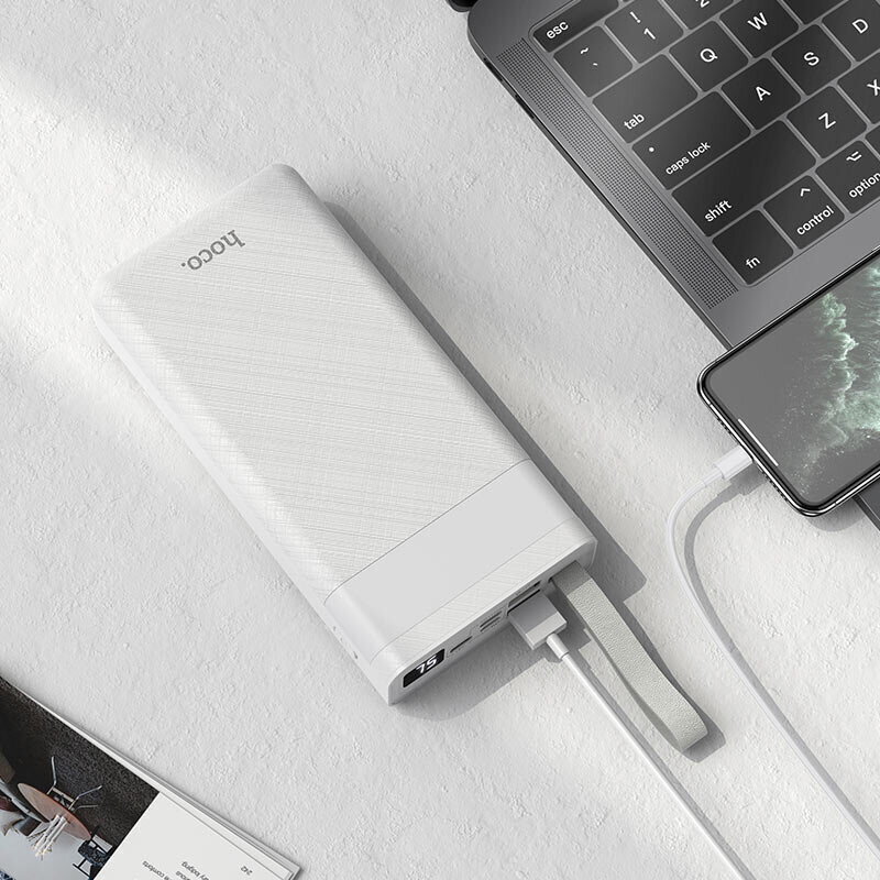 Ulkoinen Akku Power Bank Hoco J73 2 A 30000 mAh valkoinen hinta ja tiedot | Varavirtalähteet | hobbyhall.fi