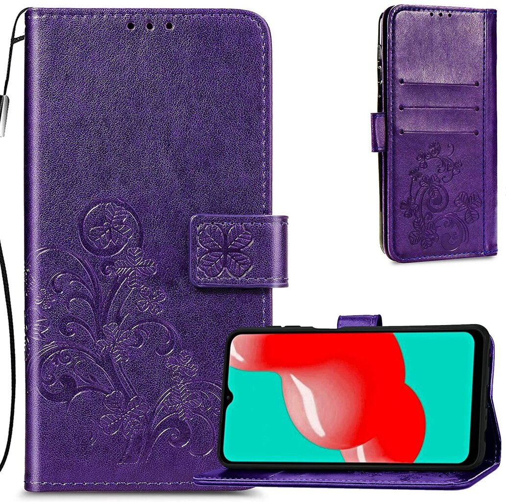 Kotelo Flower Book Samsung A546 A54 5G violetti hinta ja tiedot | Puhelimen kuoret ja kotelot | hobbyhall.fi