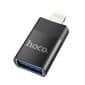 Adapteri Hoco UA17 Lightning kiinni USB-A musta hinta ja tiedot | Adapterit | hobbyhall.fi