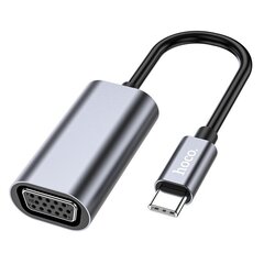 Adapteri Hoco UA21 Type-C kiinni VGA harmaa hinta ja tiedot | Hoco Tietokoneiden lisävarusteet | hobbyhall.fi