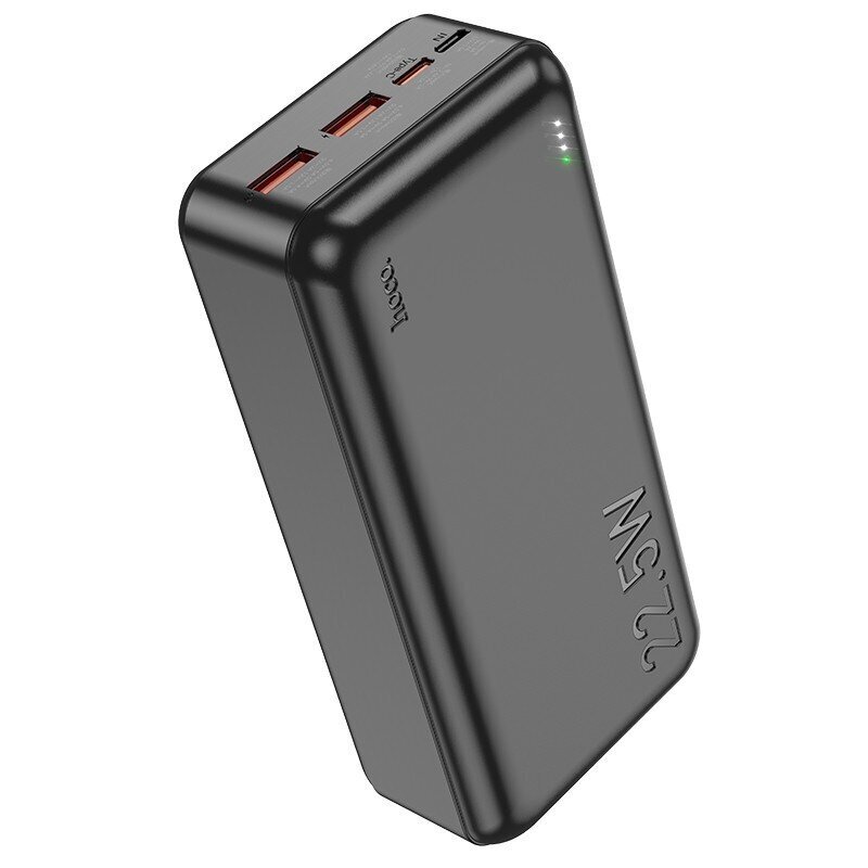 Ulkoinen Akku Power Bank Hoco J101B PD 20W+Quick Charge 3.0 22.5W 30000 mAh musta hinta ja tiedot | Varavirtalähteet | hobbyhall.fi