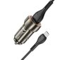 Auton laturi Hoco Z46 USB-A 18W QC3.0 + MicroUSB harmaa hinta ja tiedot | Puhelimen laturit | hobbyhall.fi