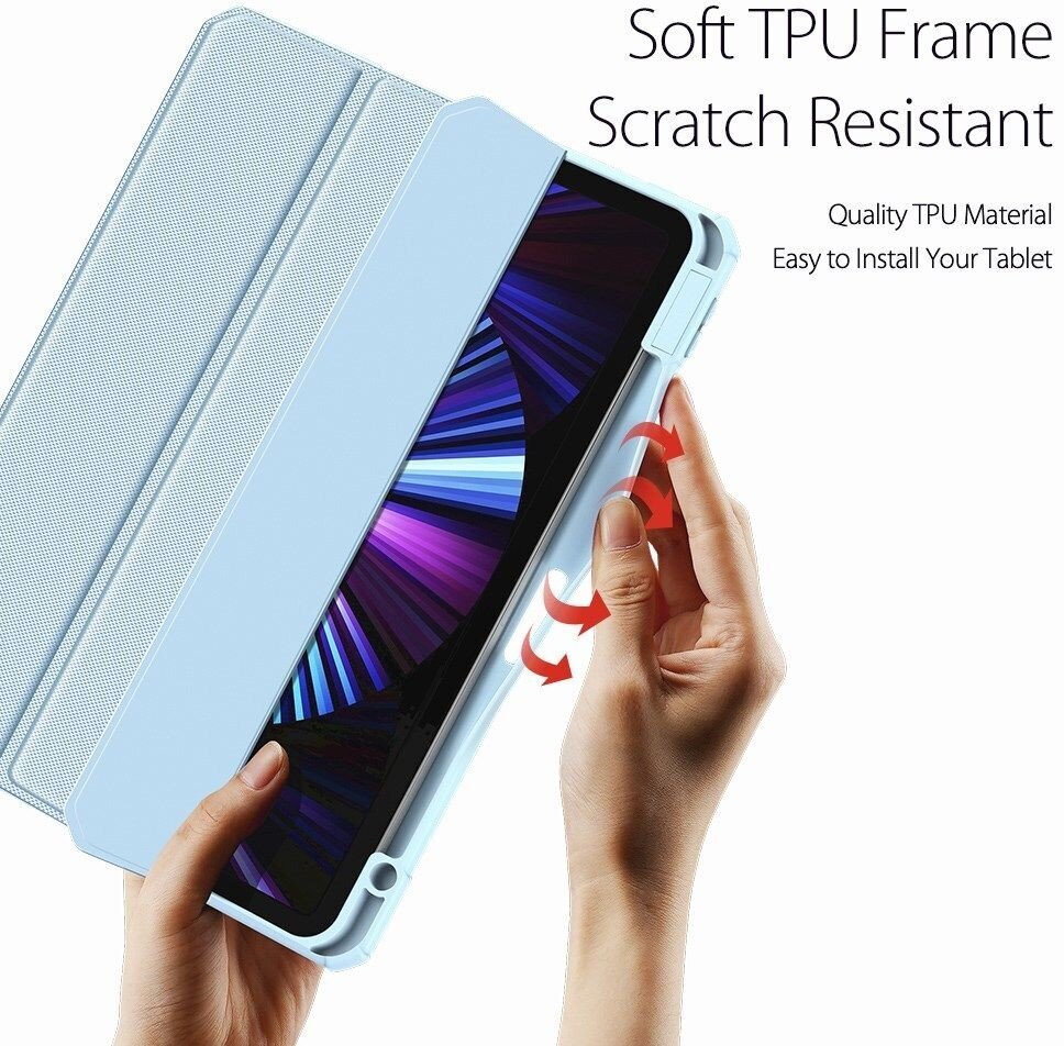 Kotelo Dux Ducis Toby Xiaomi Pad 6/Pad 6 Pro sininen hinta ja tiedot | Tablettien kotelot ja muut tarvikkeet | hobbyhall.fi