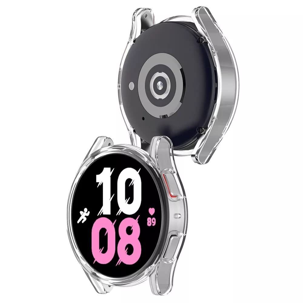 Suojalasi / kotelo 360 degree cover Samsung Watch Active 2 40 mm läpinäkyvä hinta ja tiedot | Älykellojen ja aktiivisuusrannekkeiden lisätarvikkeet | hobbyhall.fi