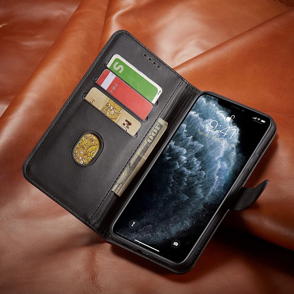 Kotelo Wallet Kotelo Apple iPhone 11 musta hinta ja tiedot | Puhelimen kuoret ja kotelot | hobbyhall.fi