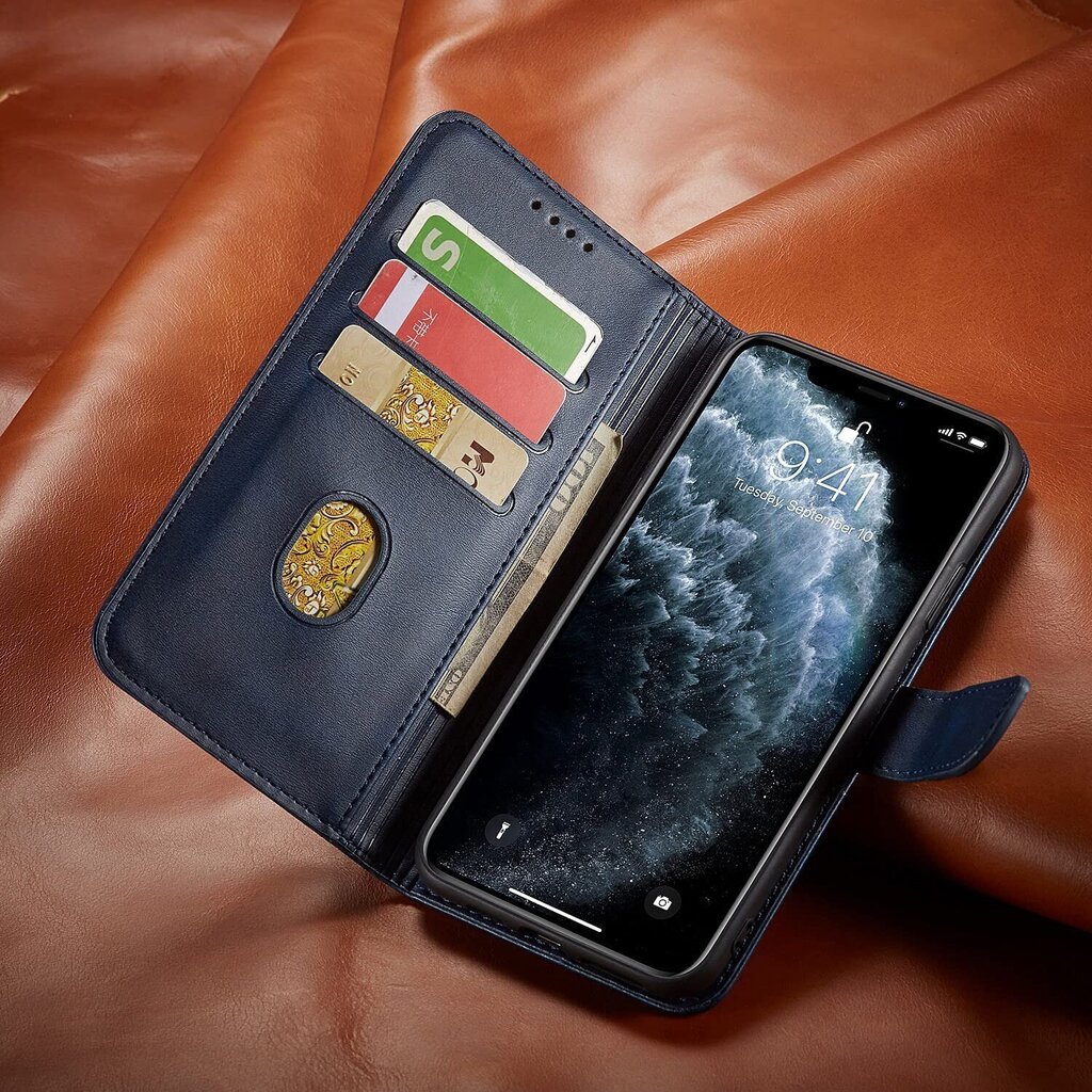 Wallet Kotelo Apple iPhone 11 sininen hinta ja tiedot | Puhelimen kuoret ja kotelot | hobbyhall.fi