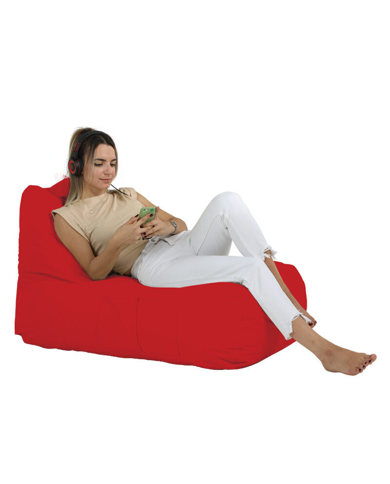 Säkkituoli Trendy Comfort Bed Pouf, punainen hinta ja tiedot | Säkkituolit, rahit ja penkit | hobbyhall.fi