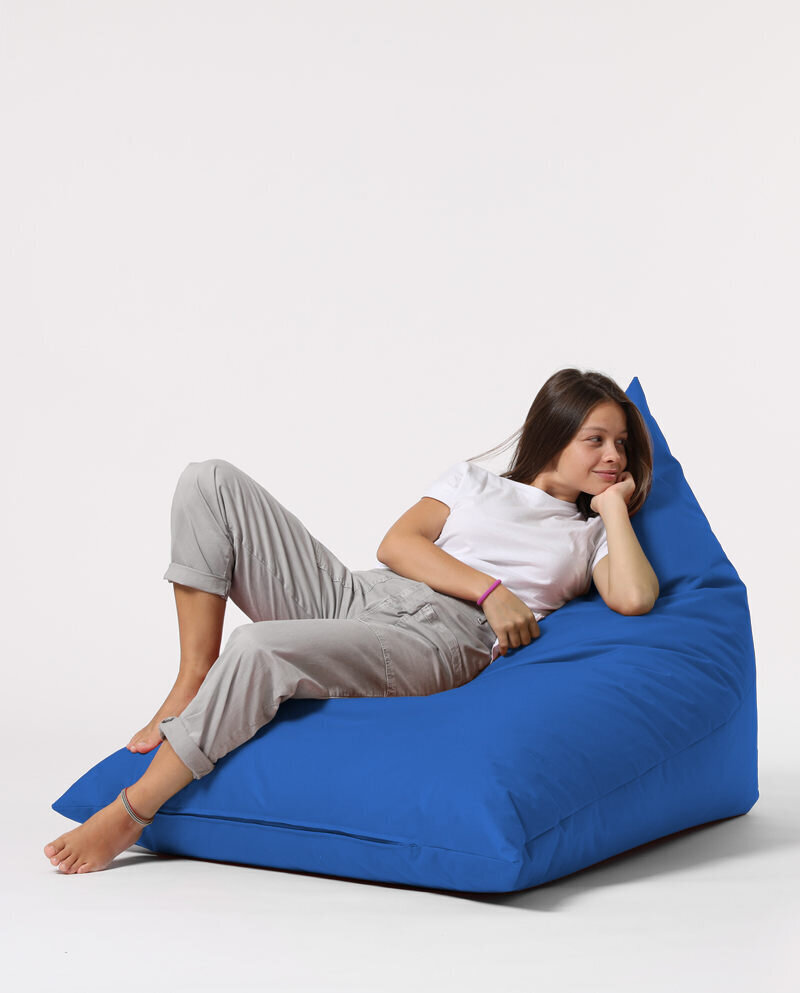 Säkkituoli Pyramid Big Bed Pouf, sininen hinta ja tiedot | Säkkituolit, rahit ja penkit | hobbyhall.fi