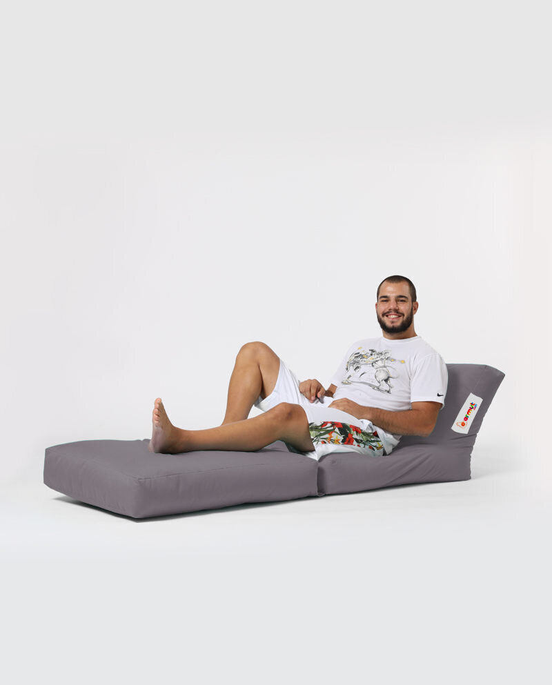 Säkkituoli Siesta Sofa Bed Pouf, harmaa hinta ja tiedot | Säkkituolit, rahit ja penkit | hobbyhall.fi