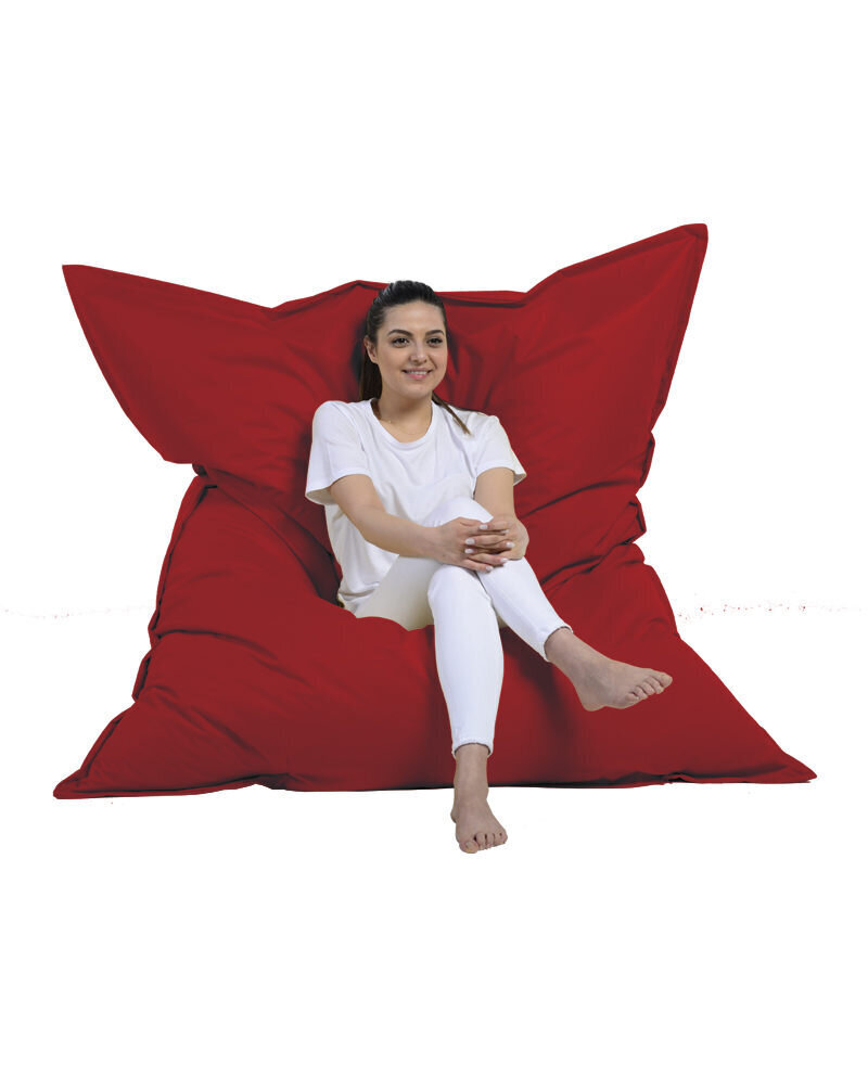 Säkkituoli Giant Cushion, punainen hinta ja tiedot | Säkkituolit, rahit ja penkit | hobbyhall.fi