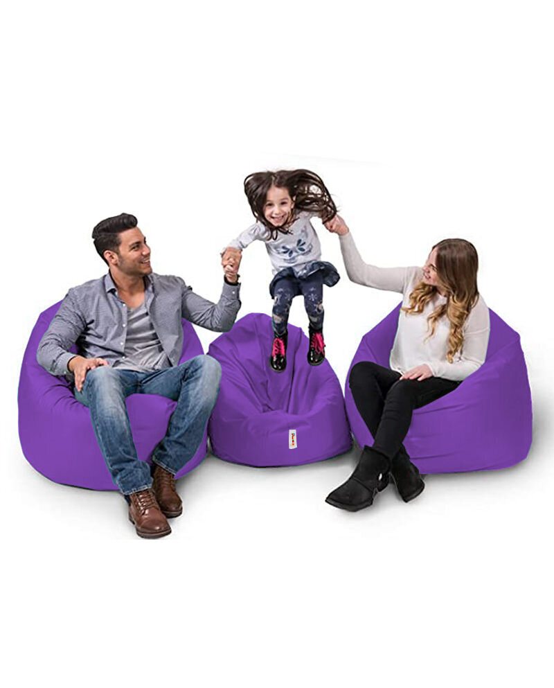 Säkkituoli Iyzi 100 Cushion Pouf, violetti hinta ja tiedot | Säkkituolit, rahit ja penkit | hobbyhall.fi